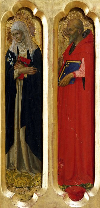 Алтарь из Перуджи – Святые Екатерина Сиенская и Иероним, Фра Анджелико
