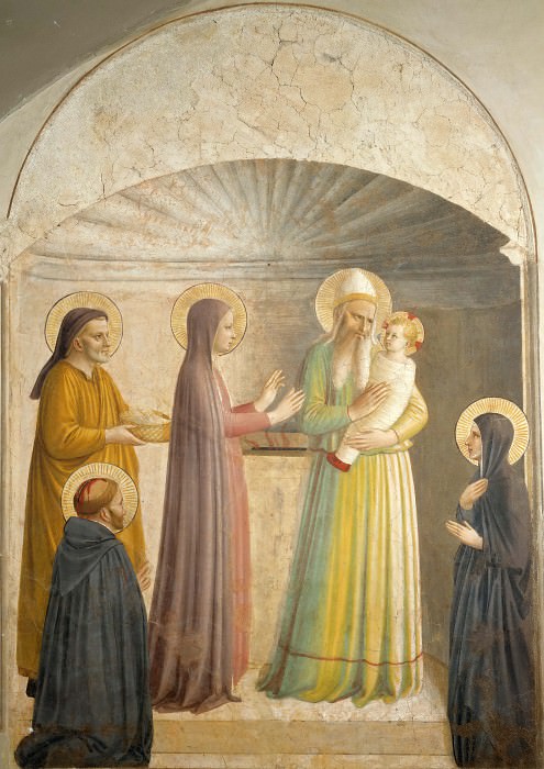 10 Presentation in the temple, Fra Angelico