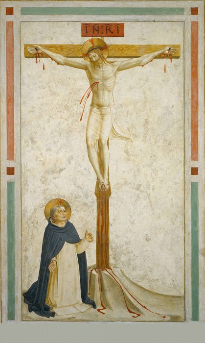 21 Crucifixion with St Dominic, Fra Angelico