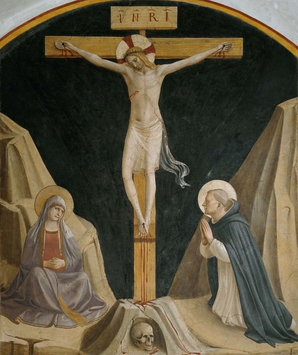 30 Crucifixion of Christ with Mary and St. Dominic, Fra Angelico