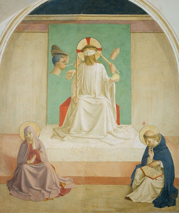 07 The Mocking of Christ, Fra Angelico
