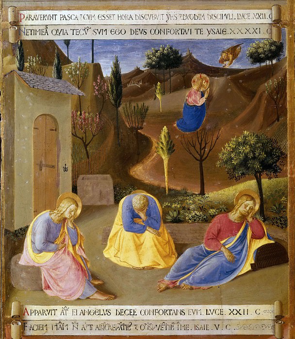 18. Prayer in the Garden, Fra Angelico