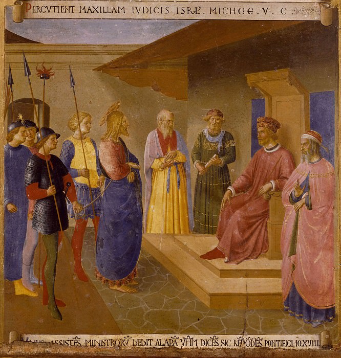 21. Christ before Caiafas, Fra Angelico