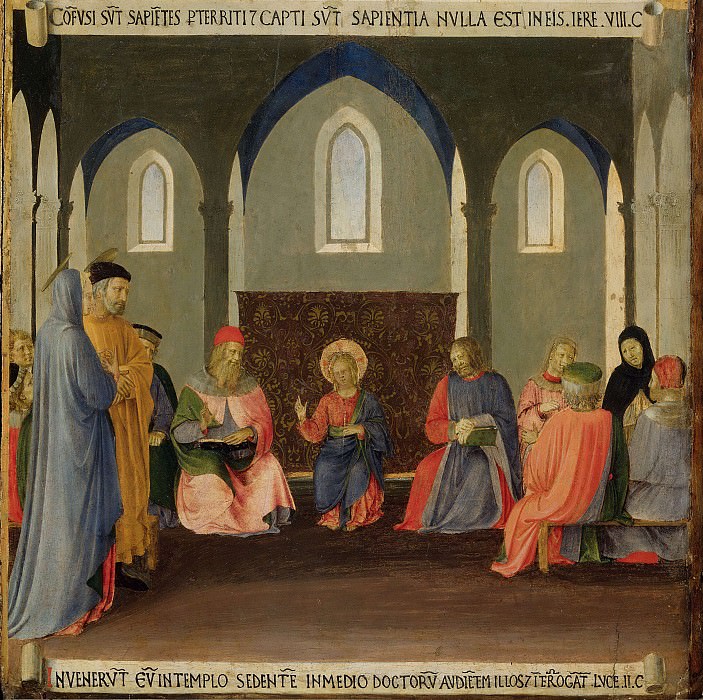 10. Christ among the Doctors, Fra Angelico