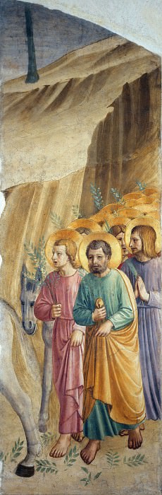 33a Entry into Jerusalem, Fra Angelico