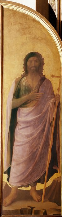 Linaioli Tabernacle, shutter – Saint John the Baptist, Fra Angelico