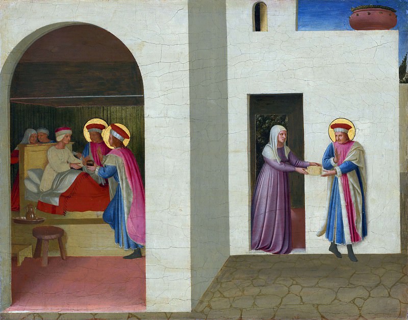 San Marco altarpiece, predella – The Healing of Palladia by Saint Cosmas and Saint Damian, Fra Angelico