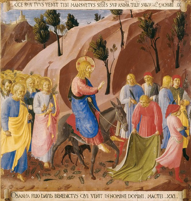 13. Entry into Jerusalem, Fra Angelico