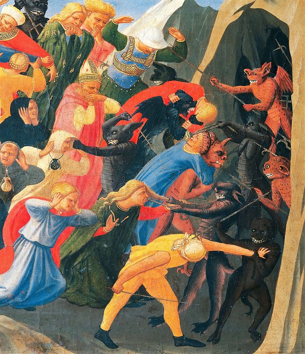 The Last Judgement, detail – The damned, Fra Angelico