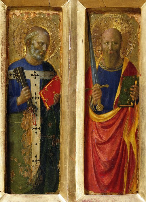 Perugia Altarpiece – The Apostles Peter and Paul, Fra Angelico