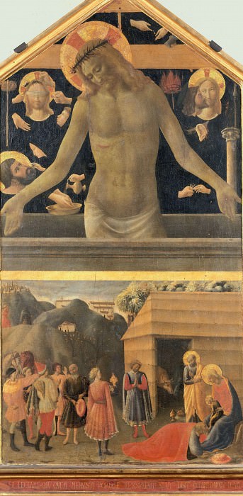 Man of Sorrows and Adoration of the Magi, Fra Angelico