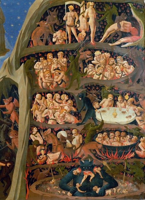 The Last Judgement, detail – The damned in hell, Fra Angelico