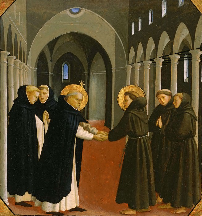 Meeting of Saint Francis and Saint Dominic, Fra Angelico