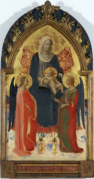 Мадонна с Младенцем и двумя ангелами, Фра Анджелико