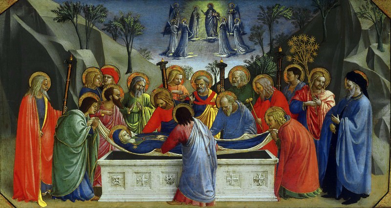 The Burial of the Virgin, Fra Angelico