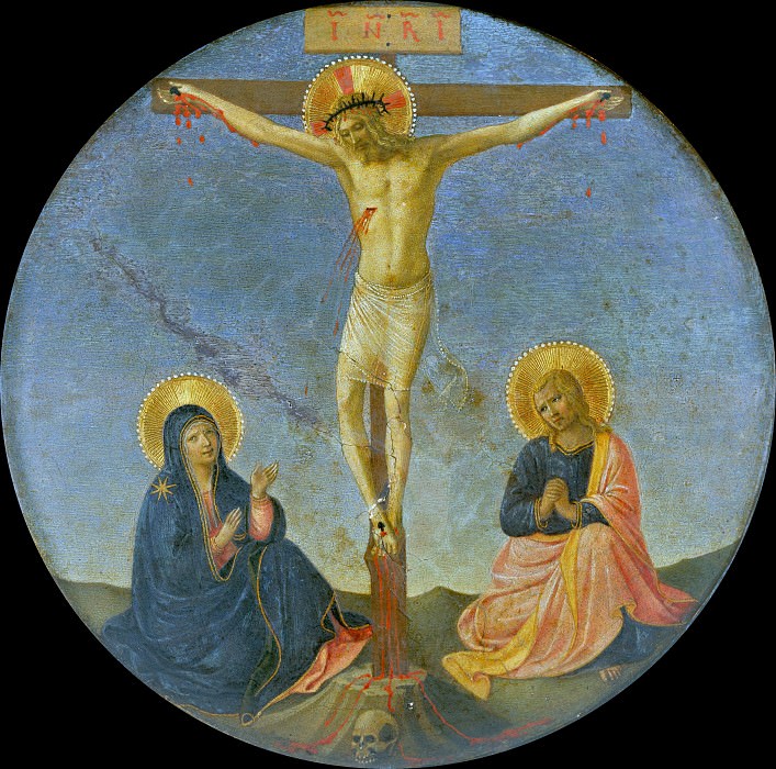 Tondo with Crucifixion, Fra Angelico