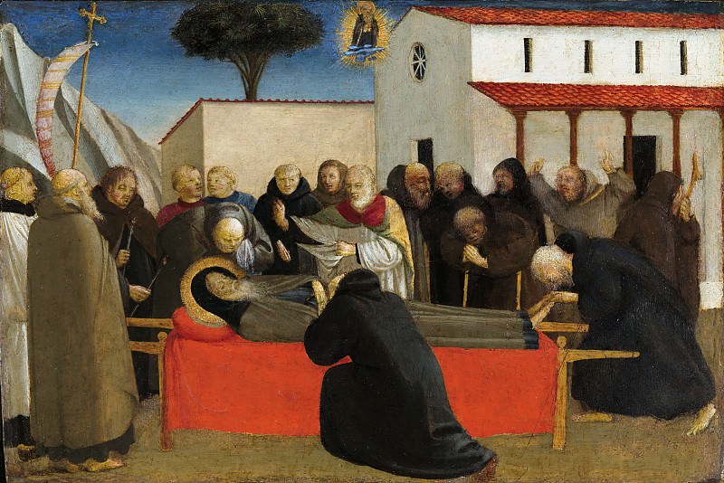 Funeral de San Antonio, Fra Angelico