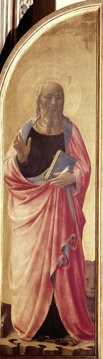 Linaioli Tabernacle, shutter – Saint John the Evangelist, Fra Angelico