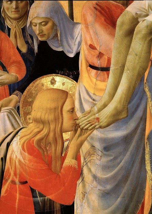 Santa Trinita Altarpiece – Deposition from the Cross, detail, Fra Angelico