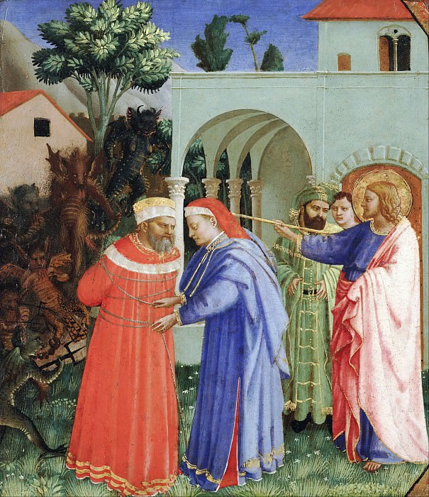 Apostle Saint James the Greater Freeing the Magician Hermogenes, Fra Angelico