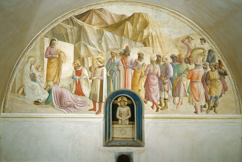 39 Adoration of the Kings, The dead Christ, Fra Angelico
