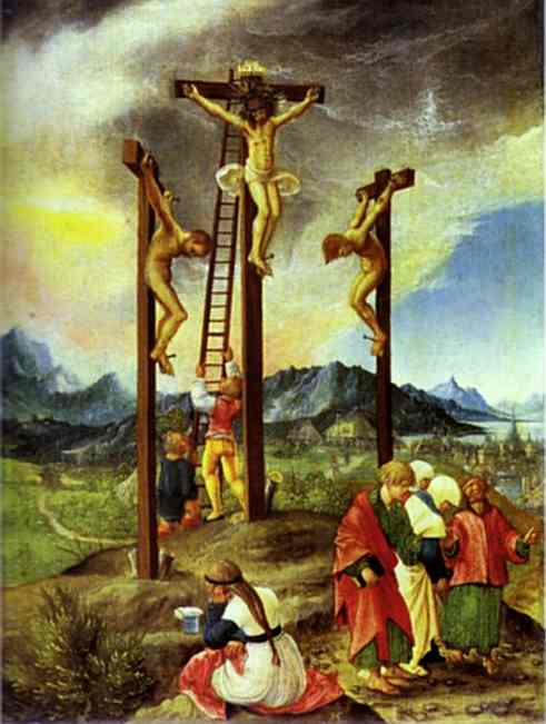 crucifixion, Albrecht Altdorfer