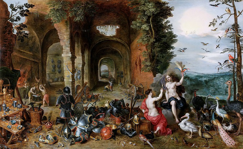 Allegory of air and fire, Jan Brueghel the Younger