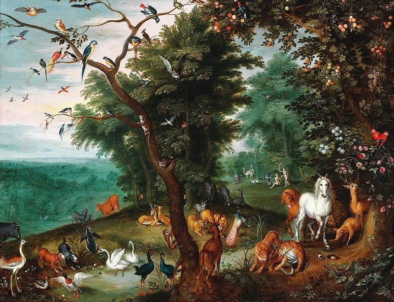 Garden of Eden, Jan Brueghel the Younger