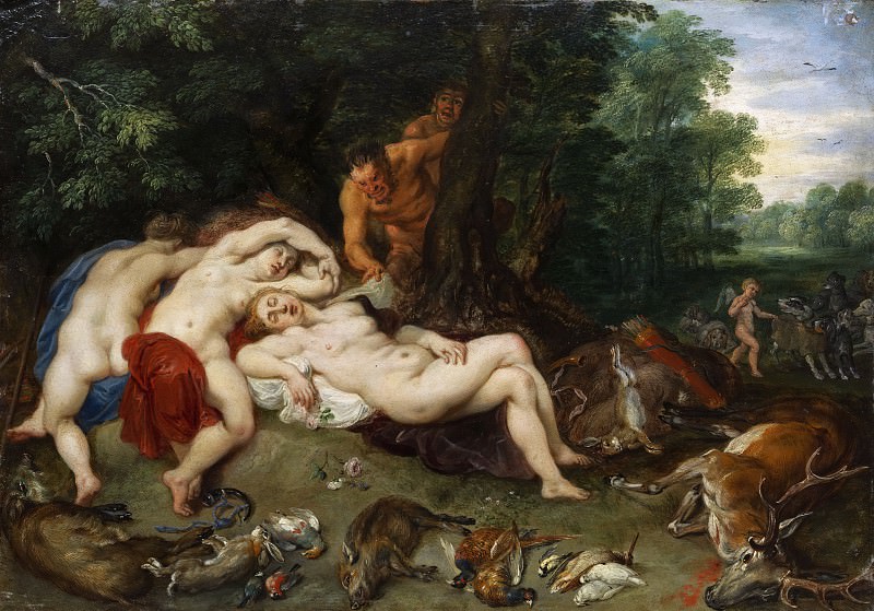 Sleeping Nymphs observed by Satyrs, Jan Brueghel the Younger