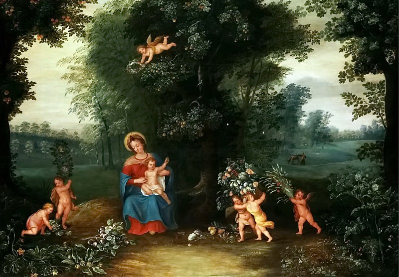 Мадонна с Младенцем в пейзаже, Ян Брейгель Младший
