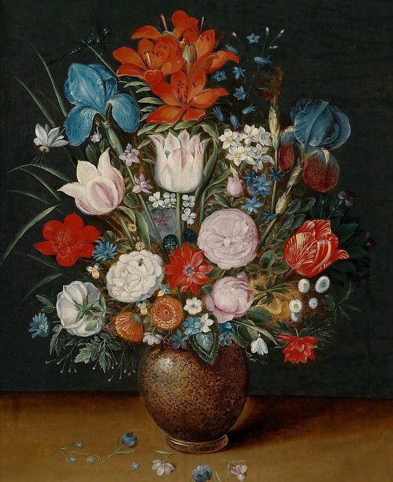 Bouquet of Flowers in a Vase, Jan Brueghel the Younger