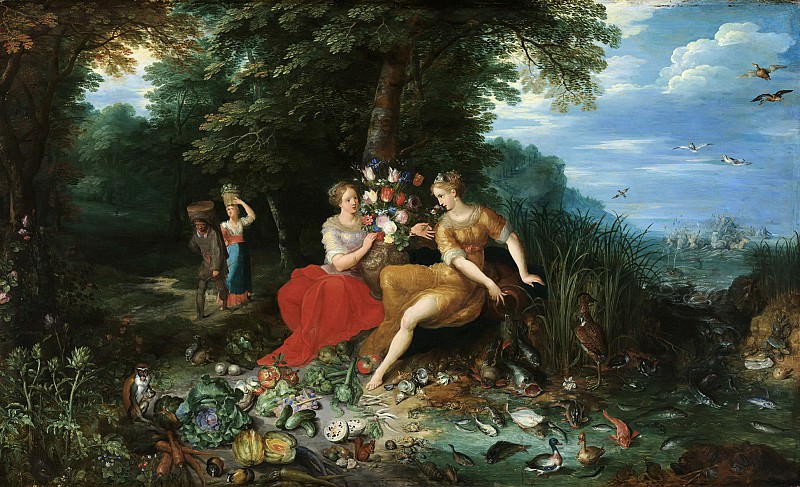 Earth and water, Jan Brueghel the Younger