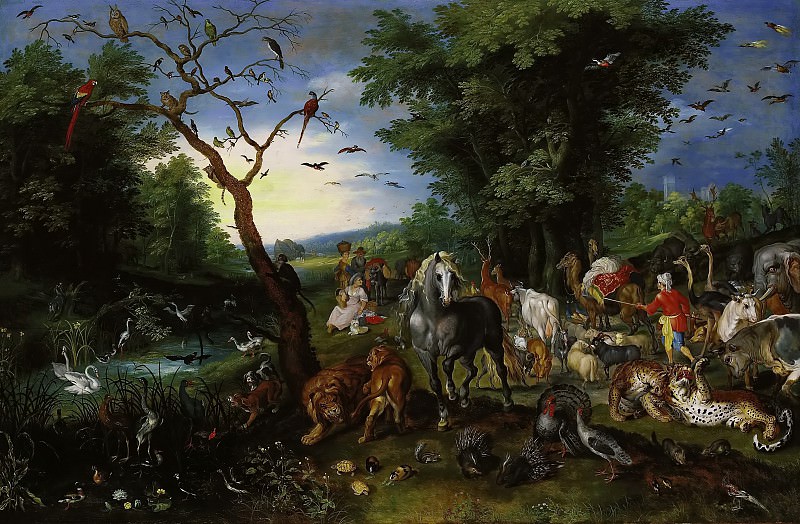 The entry of the animals in Noah’s Ark, Jan Brueghel the Younger