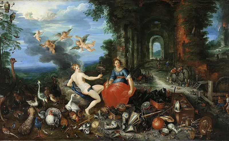 Fire and Air, Jan Brueghel the Younger