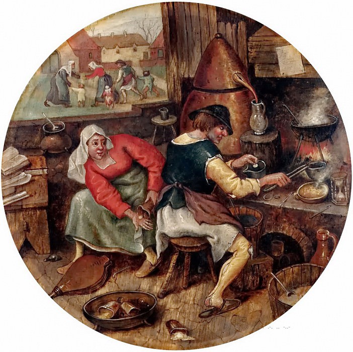 Alchemist, Jan Brueghel the Younger