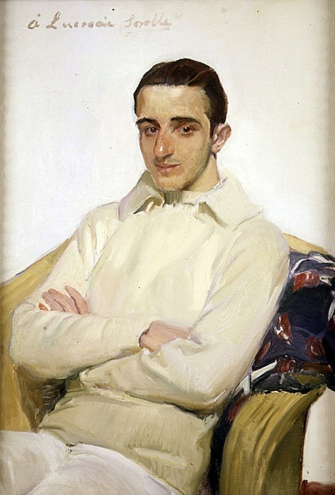 Portrait of Jose Luis Benlliure Lopez de Arana, Joaquin Sorolla y Bastida