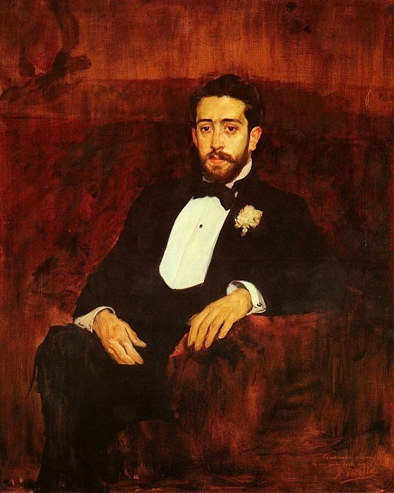 Portrait of Lawyer Mr. Silverio De la Torre y Eguia, Joaquin Sorolla y Bastida