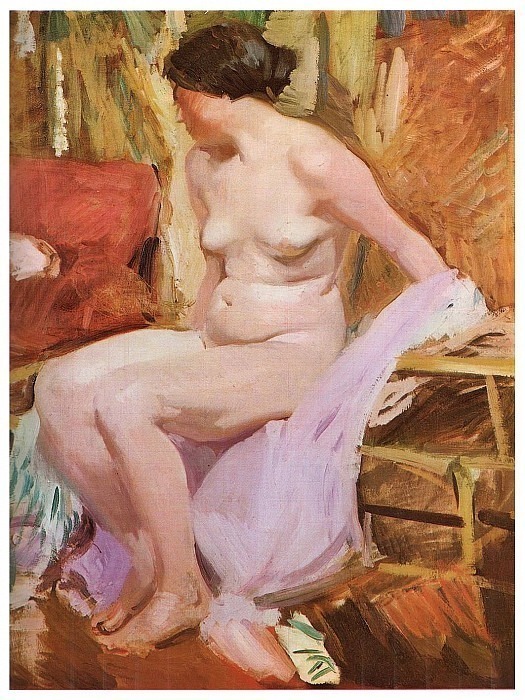 Nude woman, Joaquin Sorolla y Bastida