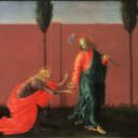 The altar of the Holy Trinity, predella – Noli Me Tangere, Alessandro Botticelli