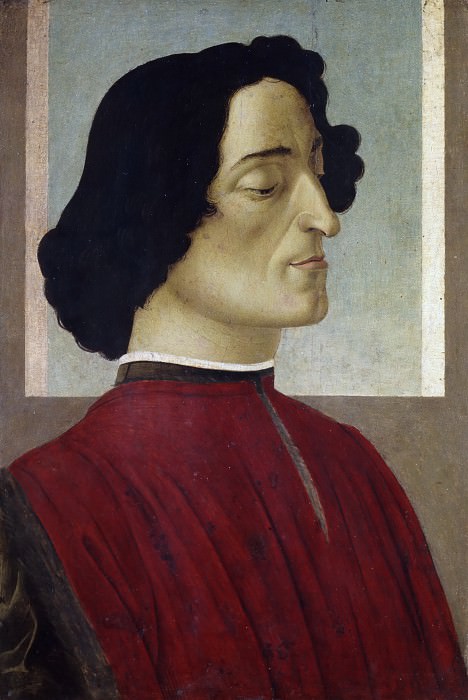 Portrait of Giuliano de Medici, Alessandro Botticelli