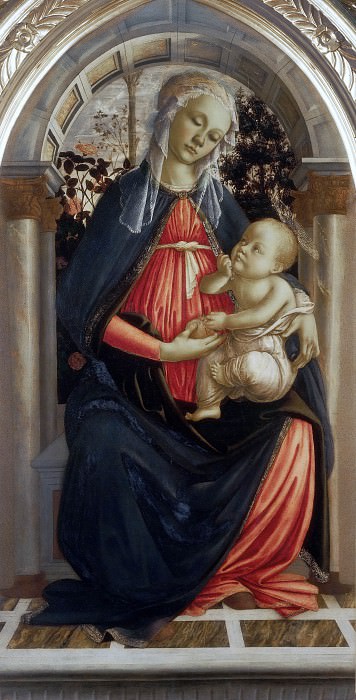 Madonna of the Rosebush, Alessandro Botticelli