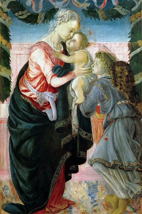 Virgin and Child Supported by an Angel, Alessandro Botticelli