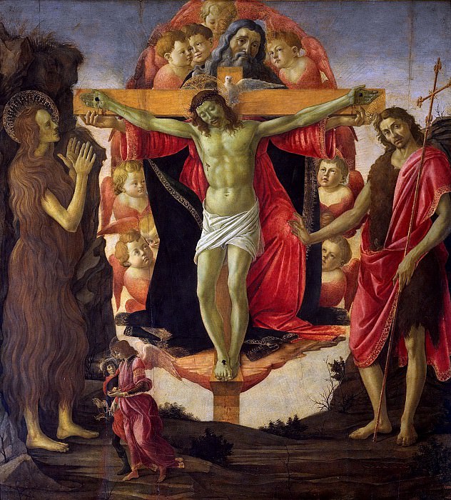 The altar of the Holy Trinity, Alessandro Botticelli