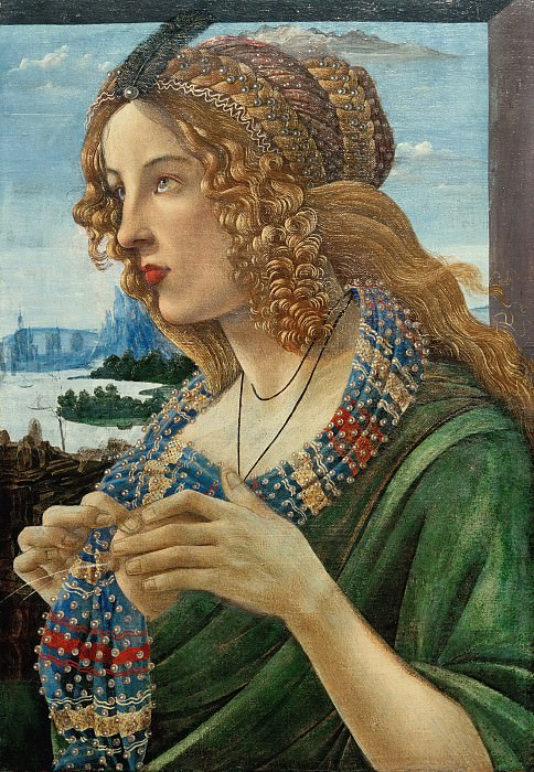 Аллегорический портрет женщины , Сандро Боттичелли