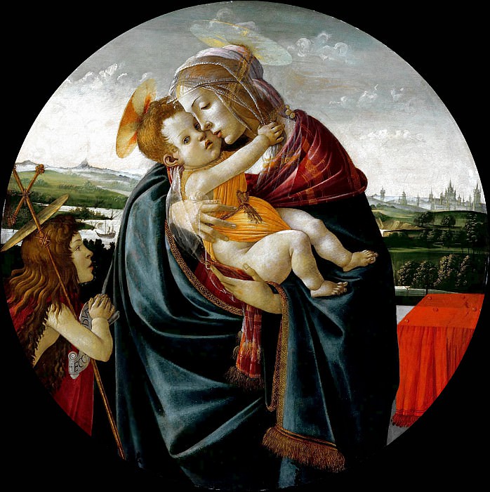 Virgin and Child with Saint John the Baptist, Alessandro Botticelli