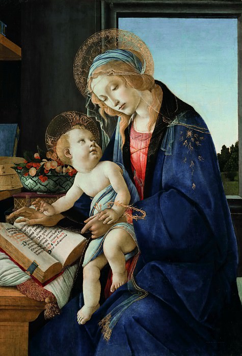 Madonna of the Book, Alessandro Botticelli