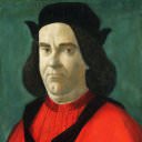 Portrait of Lorenzo de Lorenzi, Alessandro Botticelli