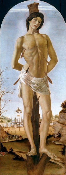 St. Sebastian, Alessandro Botticelli