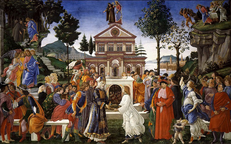 The Temptations of Christ, Alessandro Botticelli