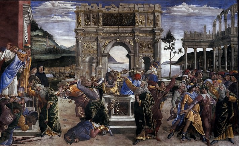 The Punishment of Korah, Alessandro Botticelli